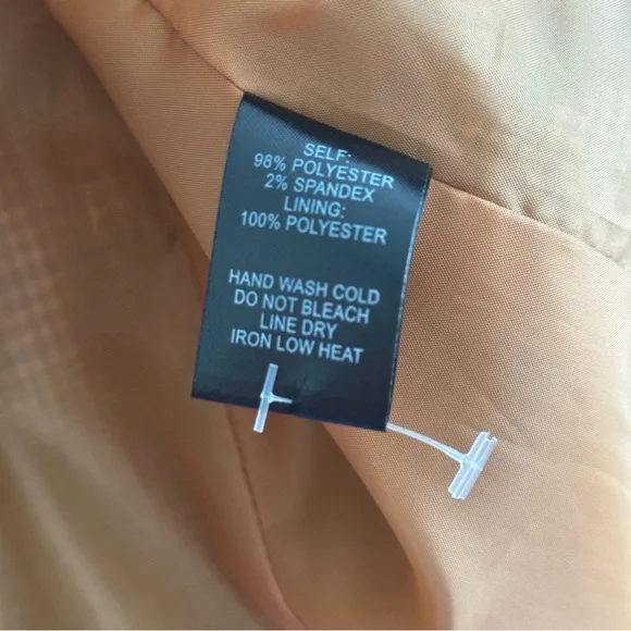 Lulus Making Headlines Beige Multi Plaid Blazer size XS - Picture 9 of 11